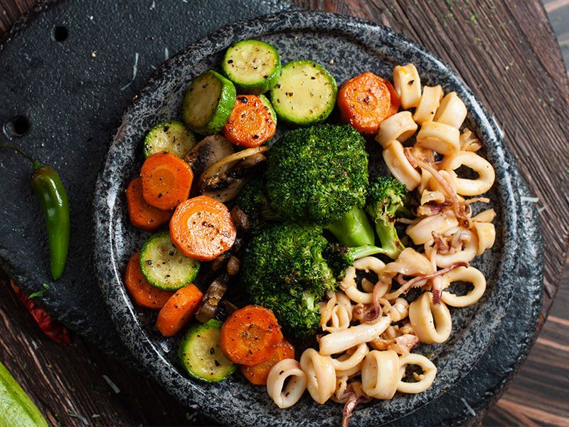 Grilled Calamari Platter