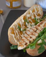 Grilled Chicken Breasts Sandwich