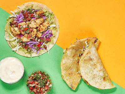 Grilled Chicken Tacos With Cilantro Avocado Salsa