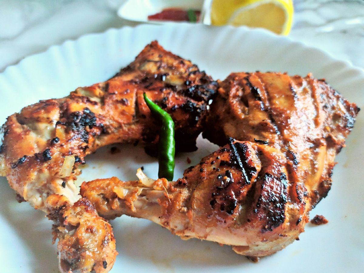 Grilled chicken tikka