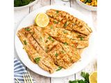 Grilled fish fillet