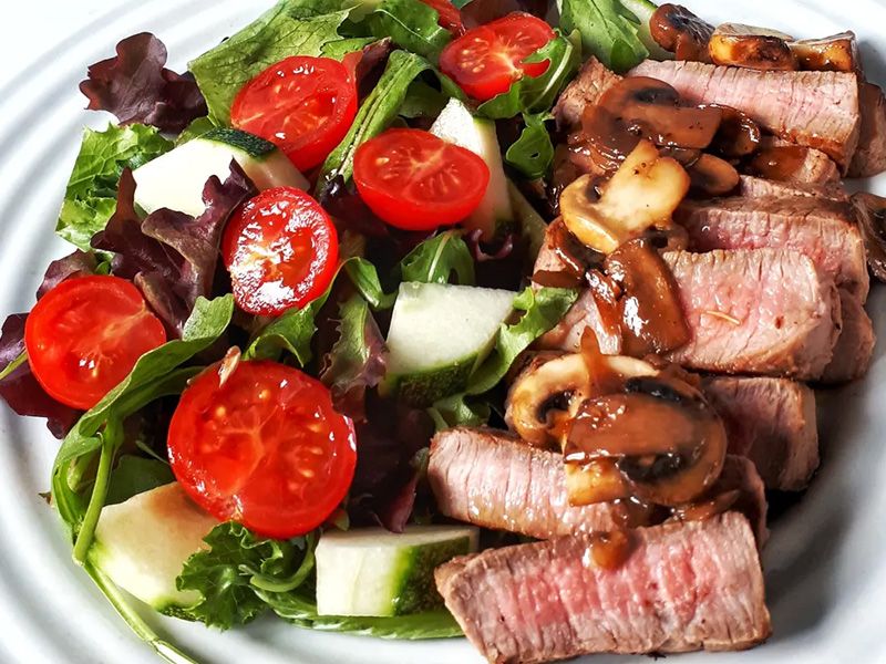 Grilled keto steak