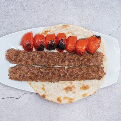 Grilled kofta meal