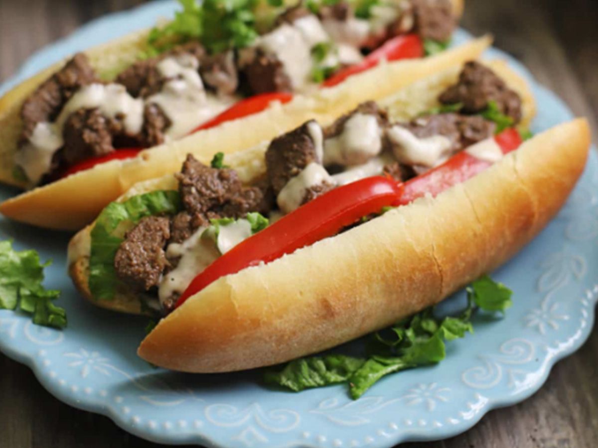 Grilled liver sandwich