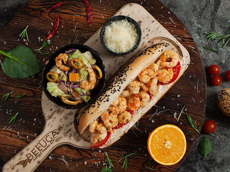Grilled Shrimp Sandwich