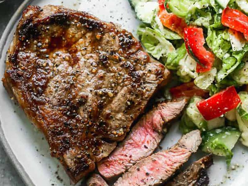 Grilled steak
