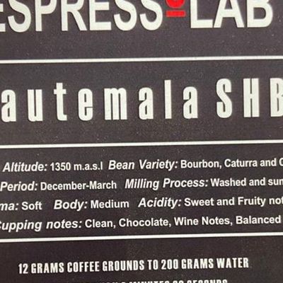 Guatemala Coffee Beans 250gm