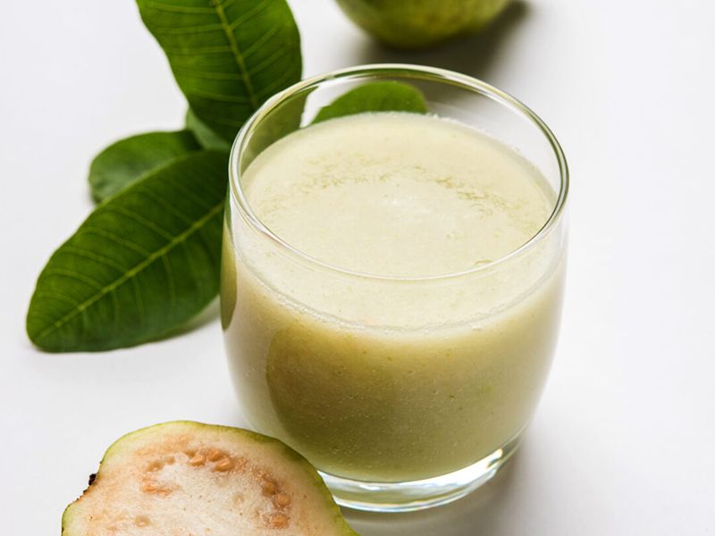 Guava With Milk Juice