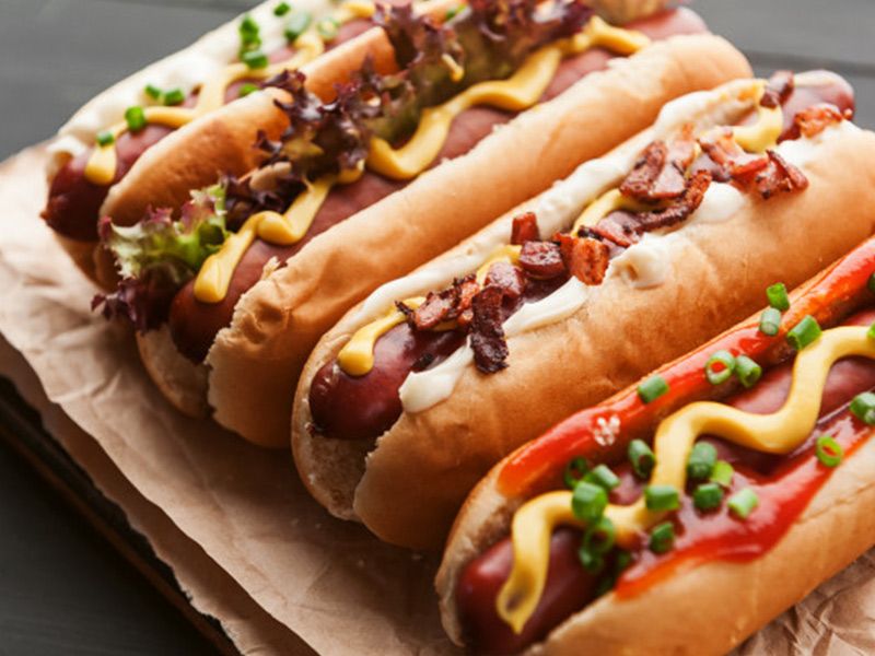 Grilled Hot Dog