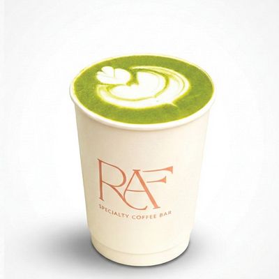 Hot Matcha Salted Caramel