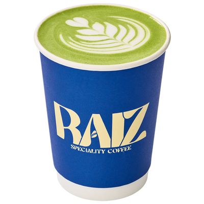 Hot Matcha Salted Caramel