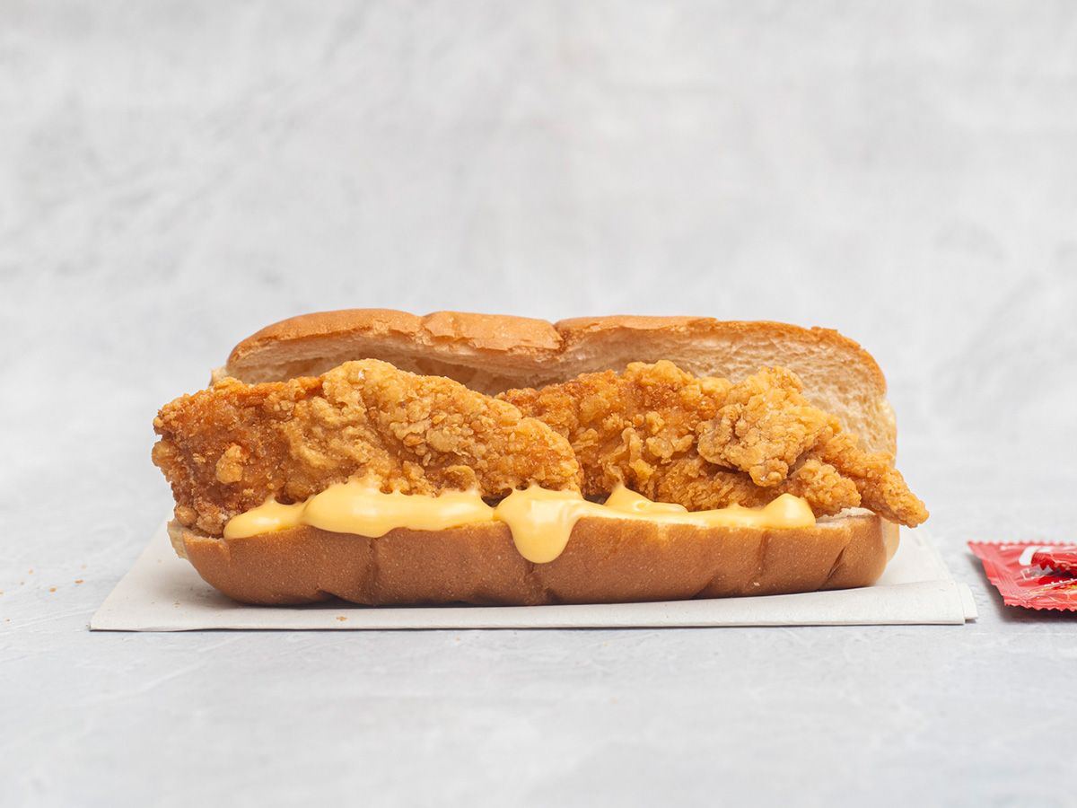 Chicken Strips Cheese Sandwich