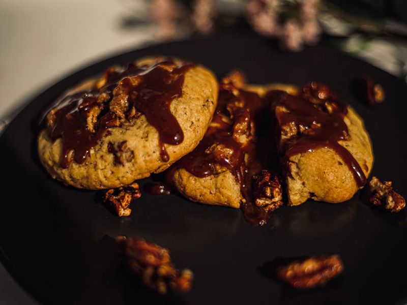 Pecan and cream Cookies