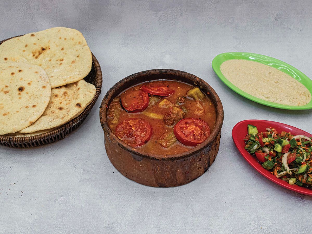 Okra Casserole With Meat