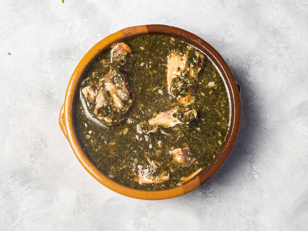 Molokhia With Chicken Casserole
