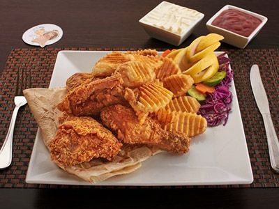 Half Broasted Chicken Meal