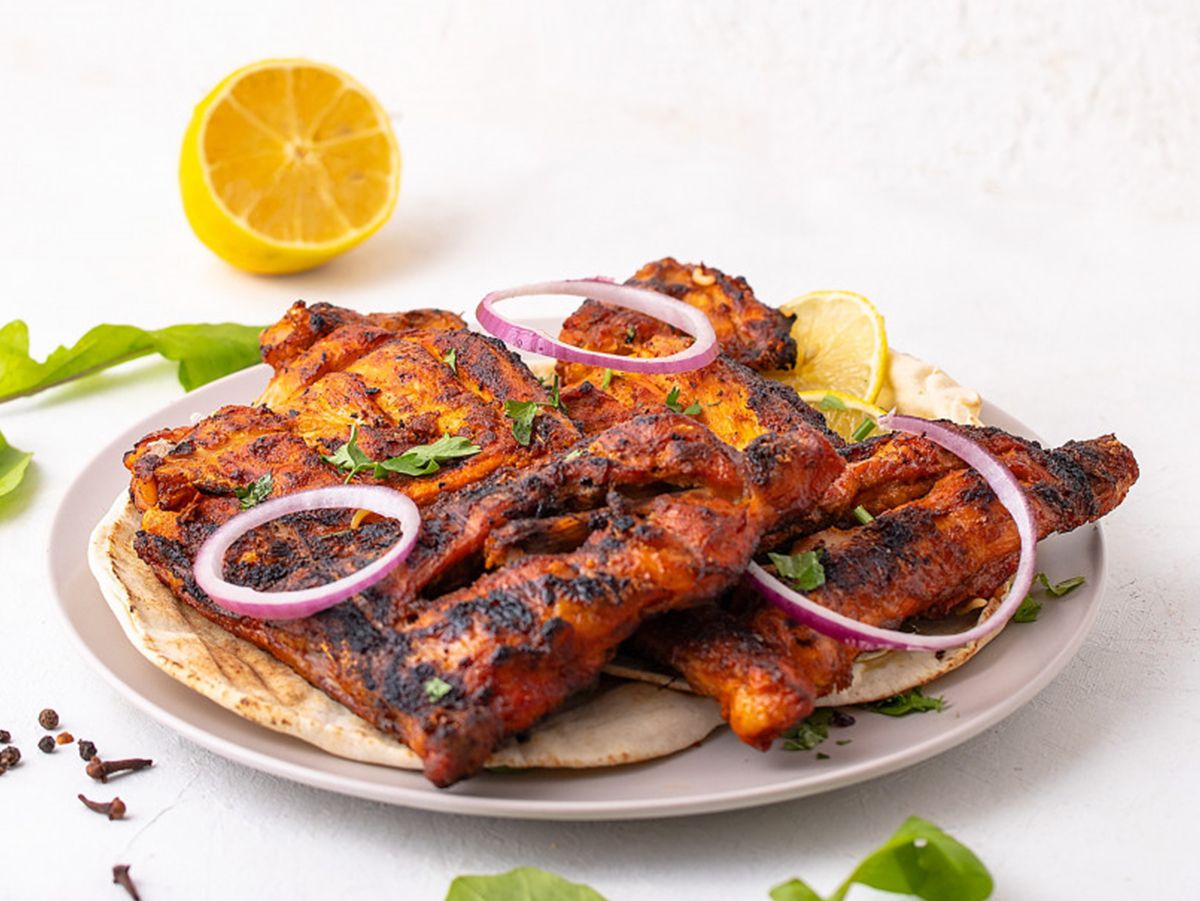Half Charcoal Chicken Meal