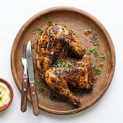 Half Charcoal Grilled Chicken
