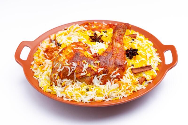 Half Chicken Mandi