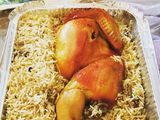 Half Chicken Mandi With Biryani Rice