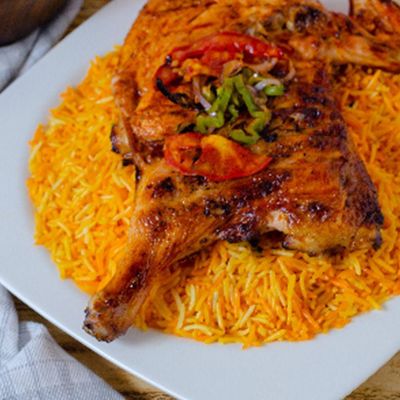 Half Chicken Meal + Basmati Rice + Sesame paste