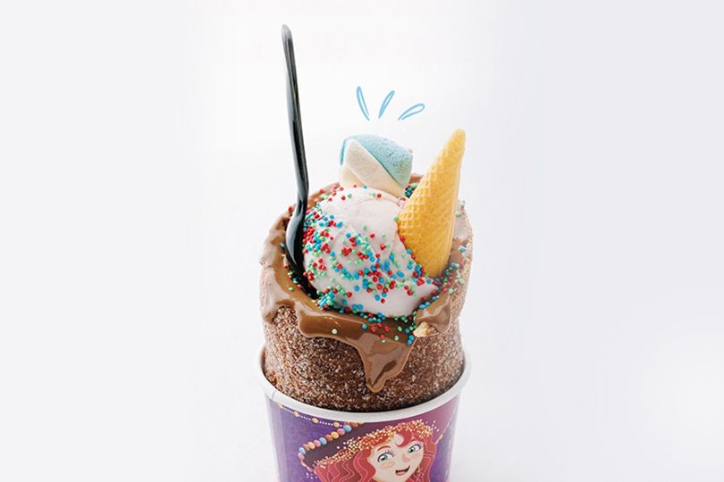Half Chimney Cake