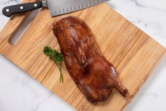 Quarter Oven Baked Roasted Duck With Orange Sauce Platter