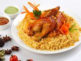 Half Grilled Chicken With Basmati Rice
