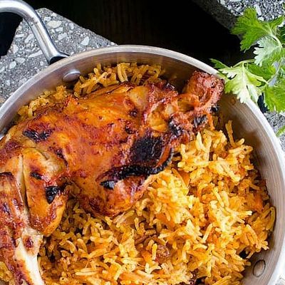 Half Kabsa Chicken