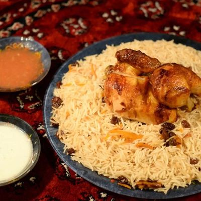 Half Kabuli Chicken