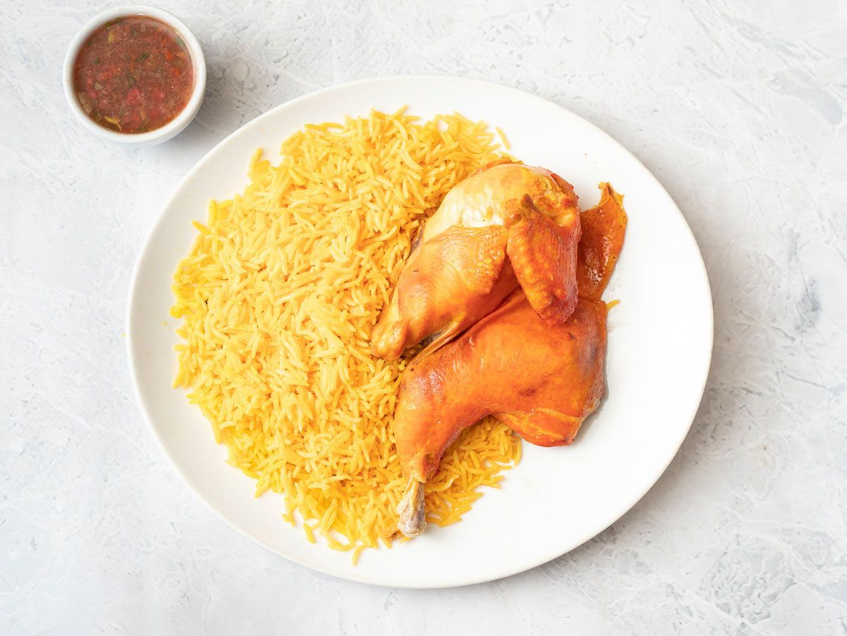 Half Chicken Mandi