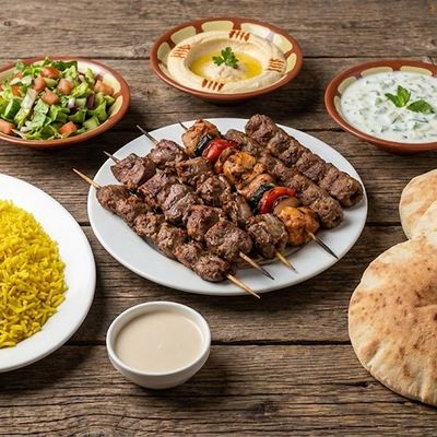 1/2 kg mixed kabab and kofta Kandouz