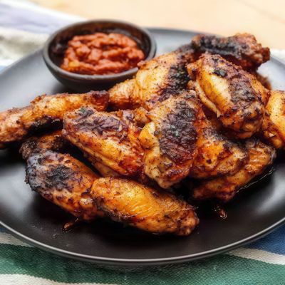 Half Shish Chicken Meal On Charcoal