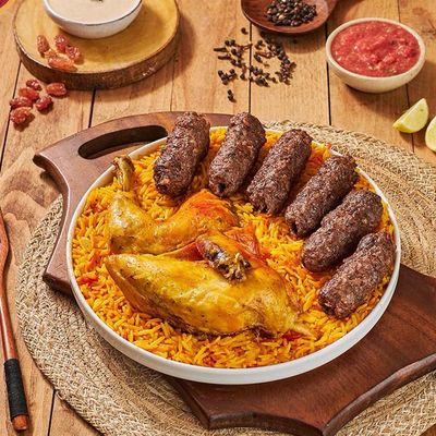 1/2 Chicken Mandi with 1/4 Kilo Kofta And Rice