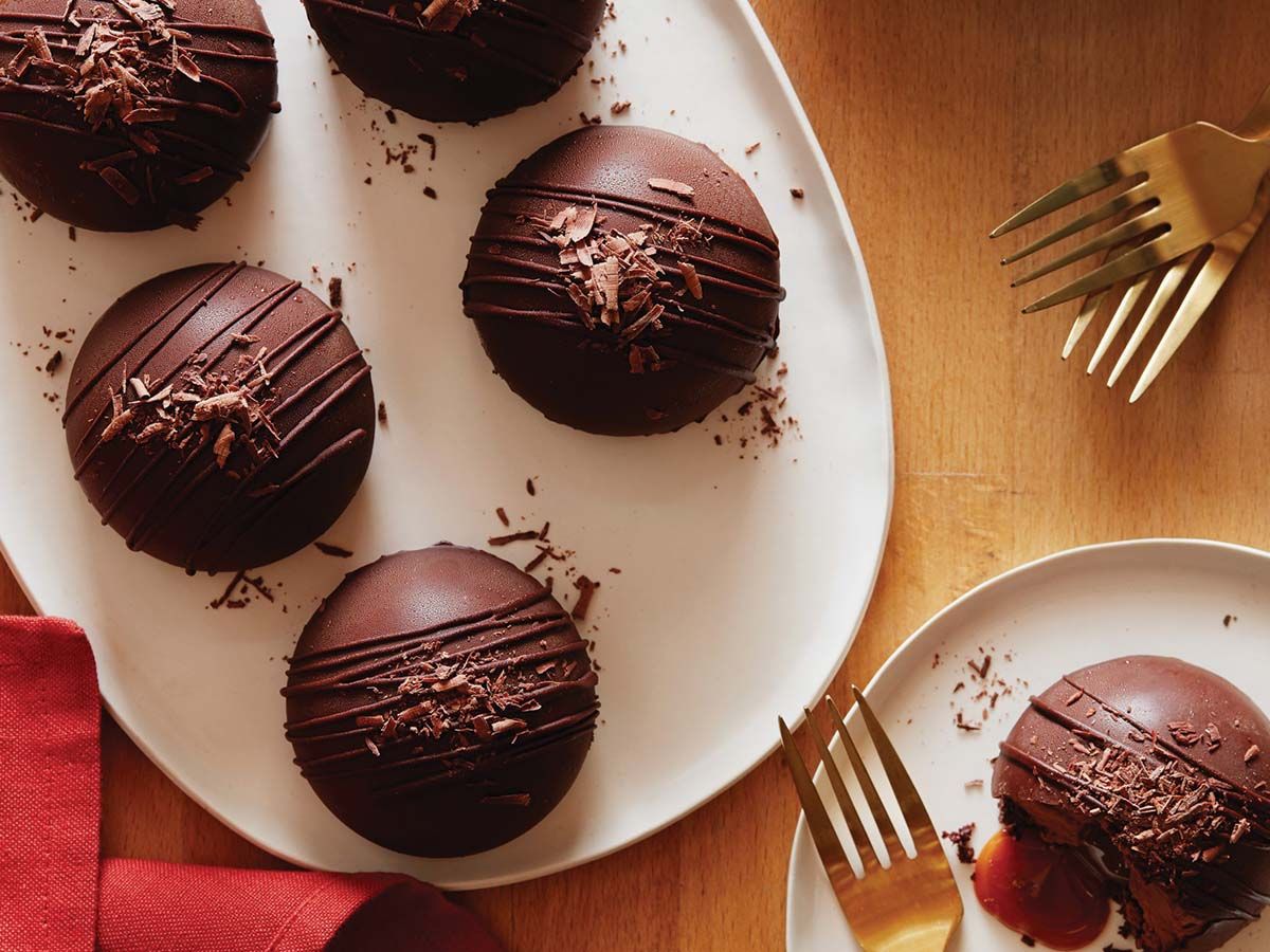 Half ball caramel