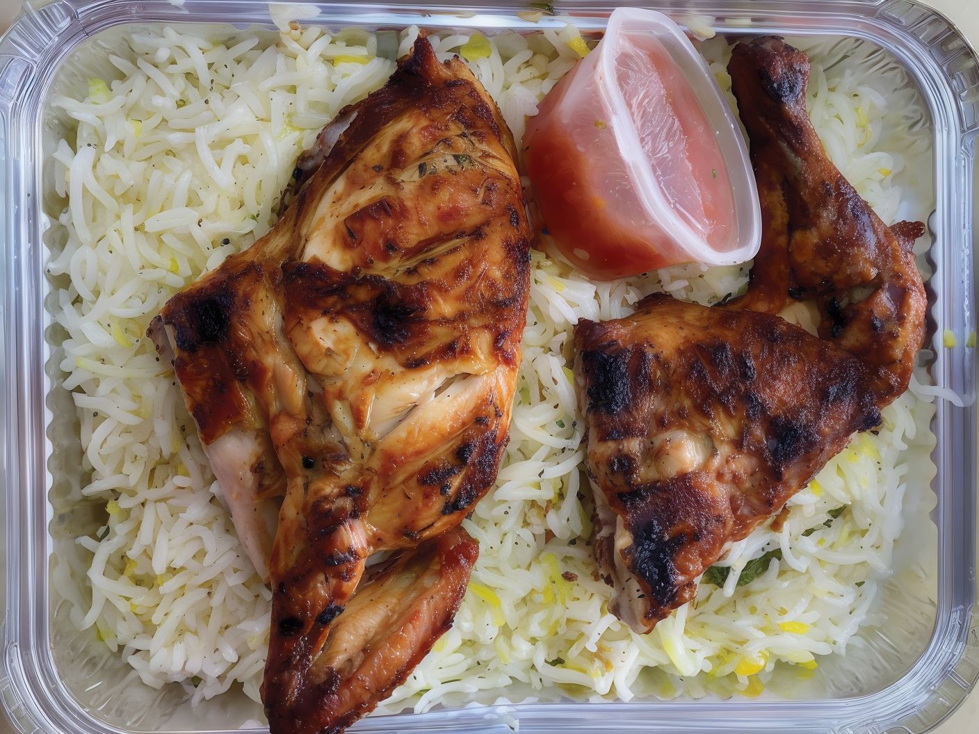 1/2 chicken meal
