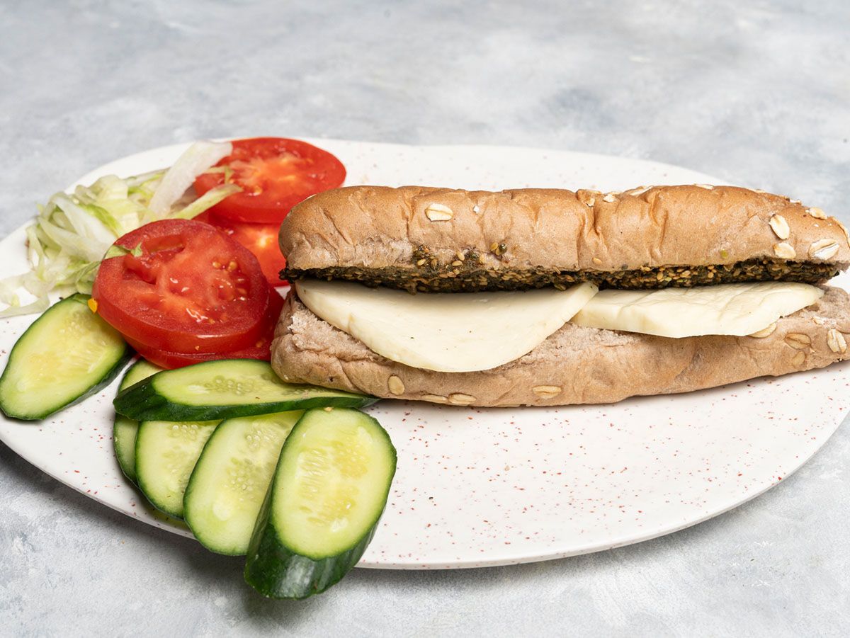 Halloumi With Thyme Sandwich