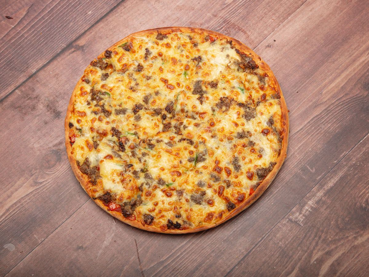 minced meat pizza