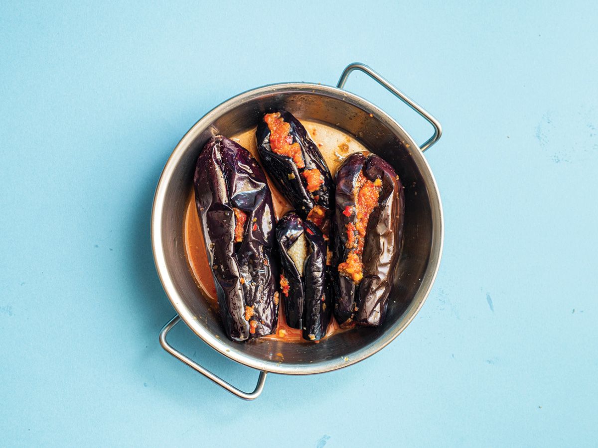 Pickled Eggplant Dish