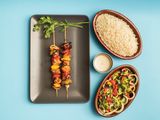 1/4 K Shish Tawook Salad With Rice or Tahini And Bread