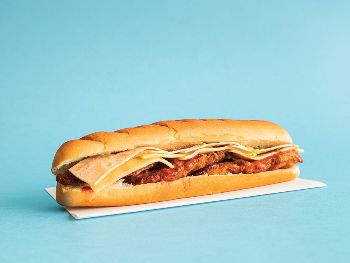Super Supreme Chicken, Cheese And Smoked Turkey