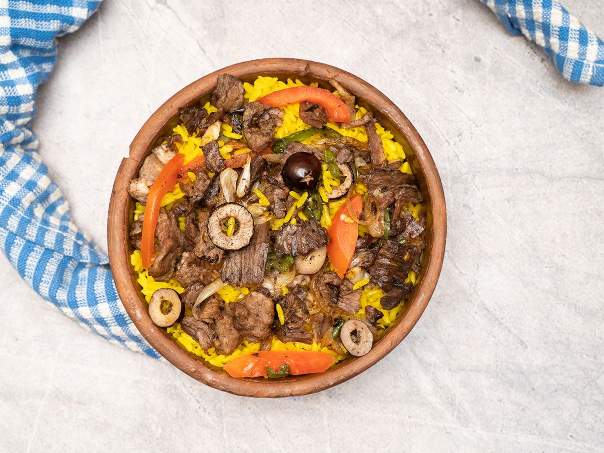 Meat Fajita Fatteh