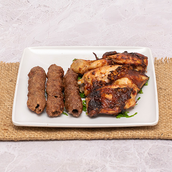 Quarter Chicken With Kofta Meal