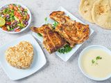 Half Chicken With Rice Meal