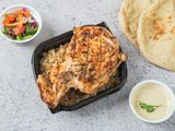 Quarter Chicken With Rice Meal