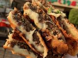 Mix Meat Hawawshi Pizza Shape