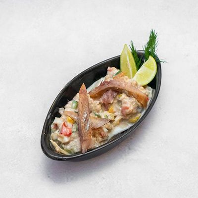 Herring With Vegetables Salad