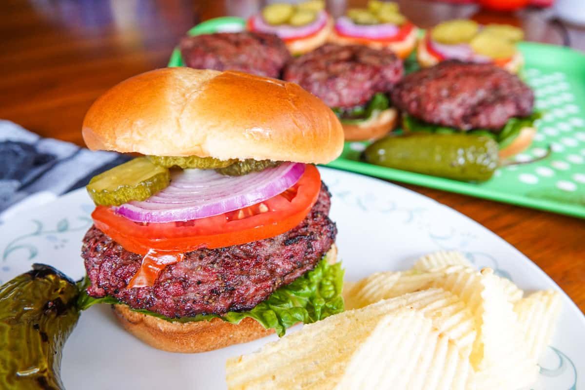 Hickory Smoked Burger Sandwich