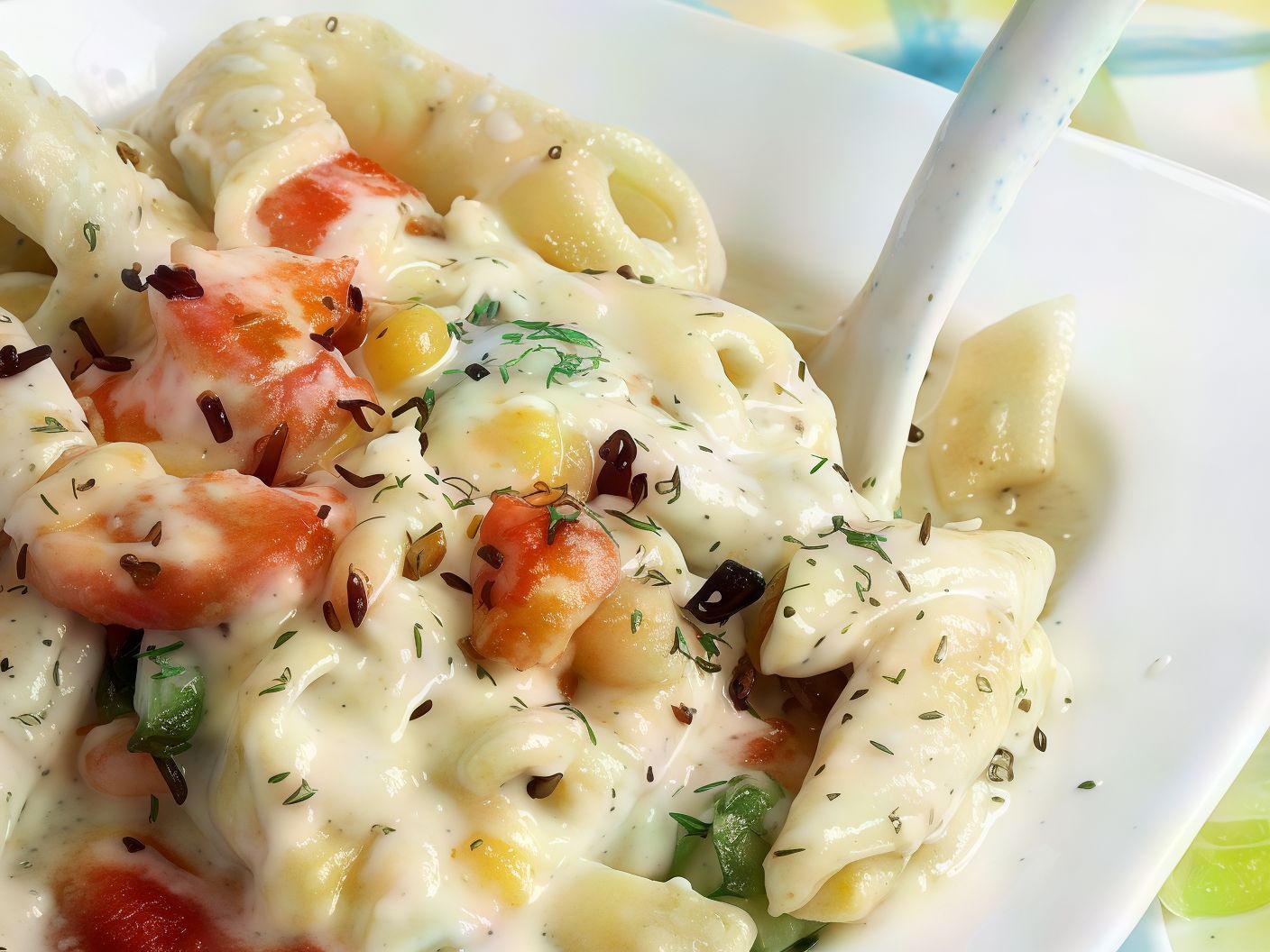 Pasta Halwani White Sauce
