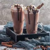 Hohos mixed with Chocolate ice cream